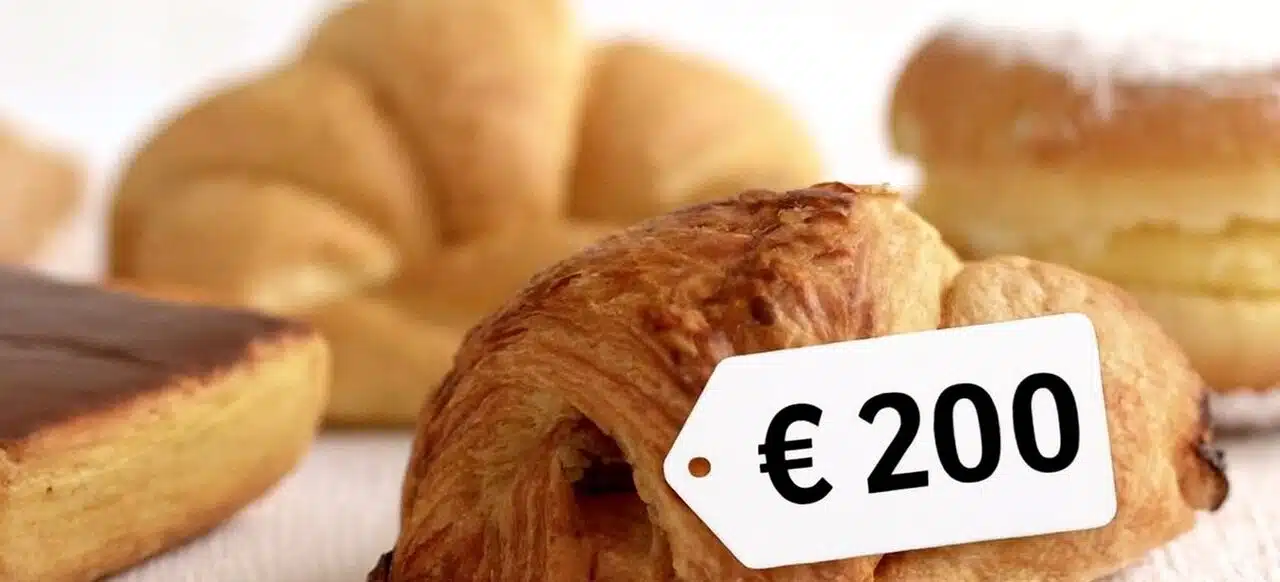 High-quality breakfast pastries for private jet catering, emphasizing FA Jets' commitment to fair pricing without predatory markups.